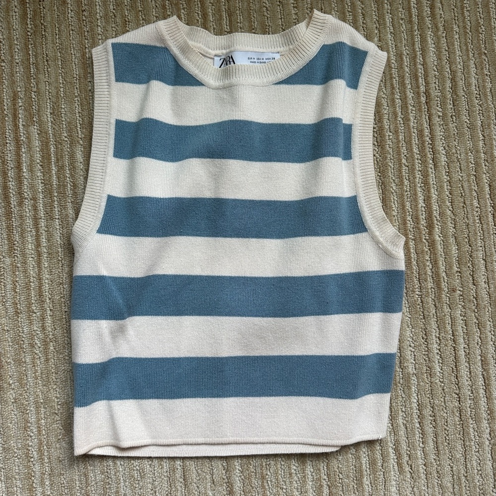 Zara Striped Tank Top